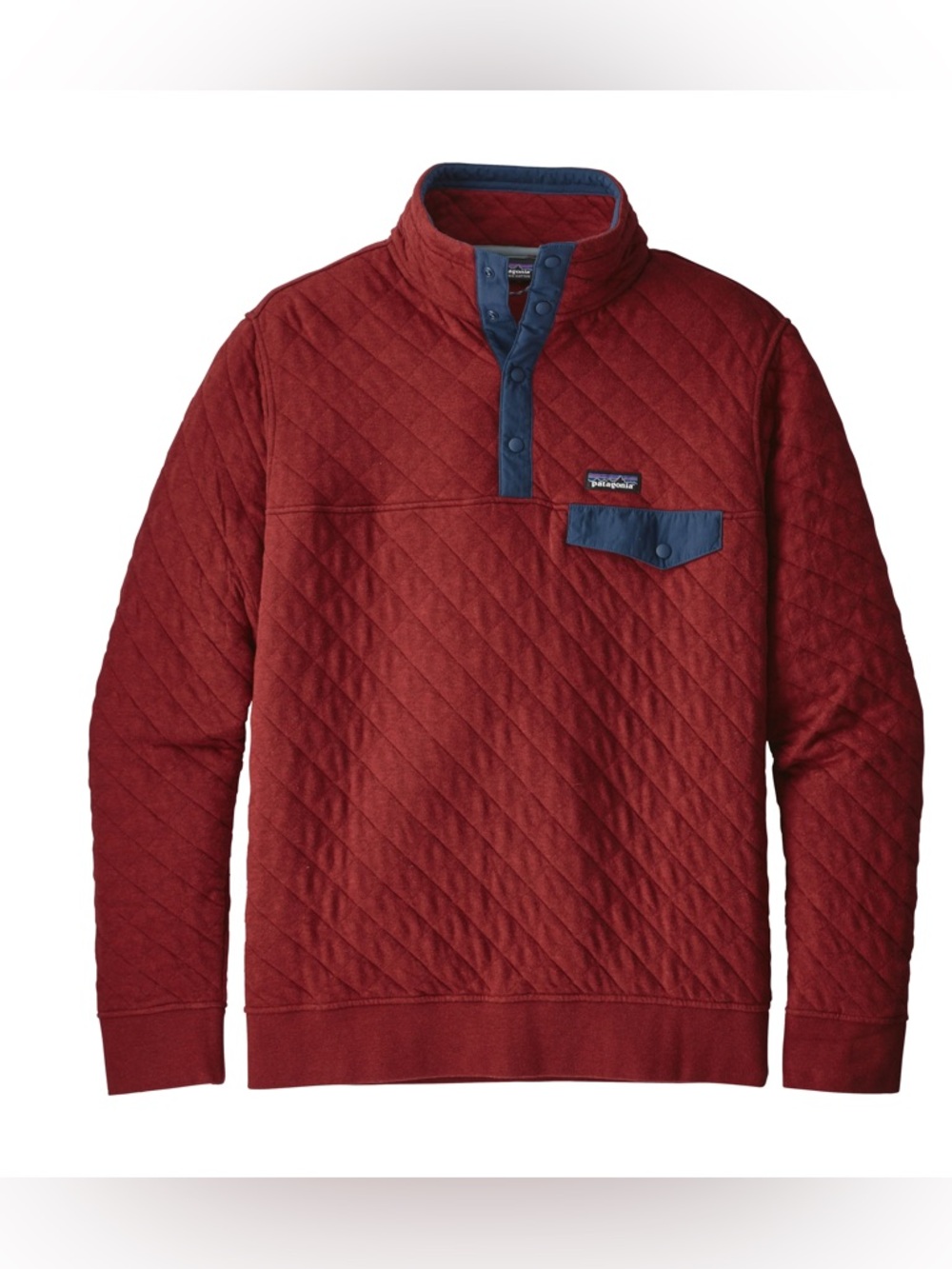 Patagonia Men's Organic Cotton Quilt Snap-T Pullover Sz M